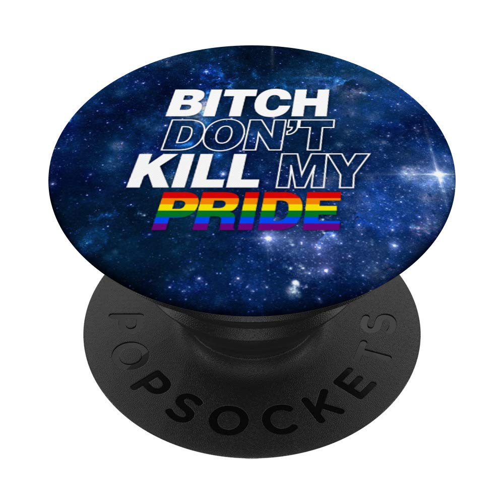 LGBTQ Pride PopSockets PopGrip - Swappable Phone & Tablet Grip for Teens - Space Themed Gay Accessories - Perfect for Everyday Use, School, Pride Events & LGBTQ Support