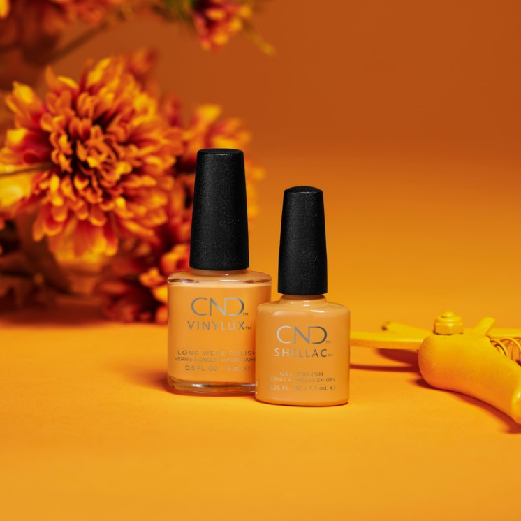 CND Shellac & Vinylux Combo - Among the Marigolds Nail Polish Set | Long-Lasting Gel & Lacquer Duo for Professional Salon-Quality Manicures at Home | Perfect for Weddings, Parties & Special Occasions