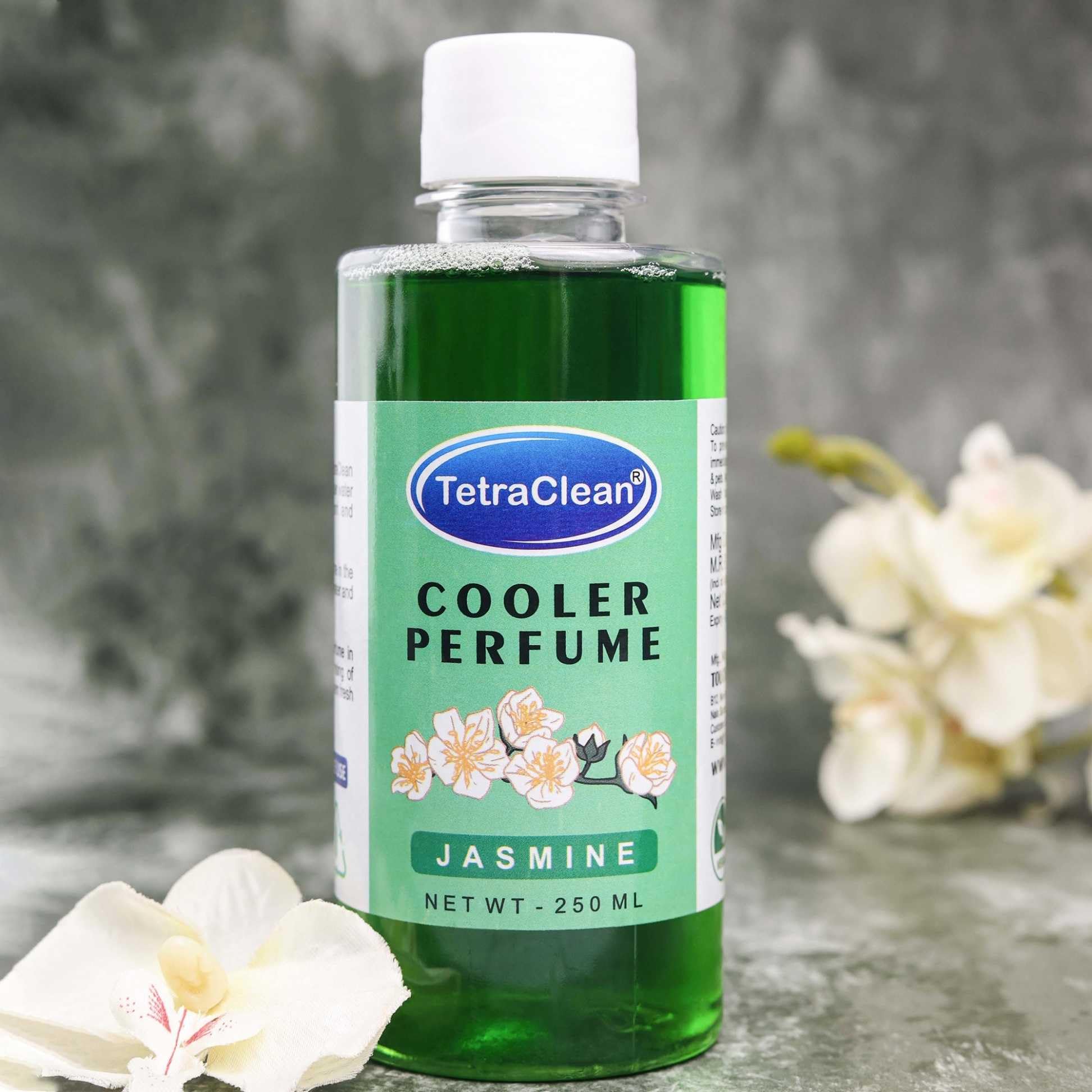 Tetraclean Cooler Perfume & Aroma Diffuser Oil - Long Lasting Jasmine Fragrance for Coolers | Multipurpose Scented Oil for Home, Office, and Commercial Use | Perfect for Air Freshening, Relaxation, and Creating a Pleasant Atmosphere