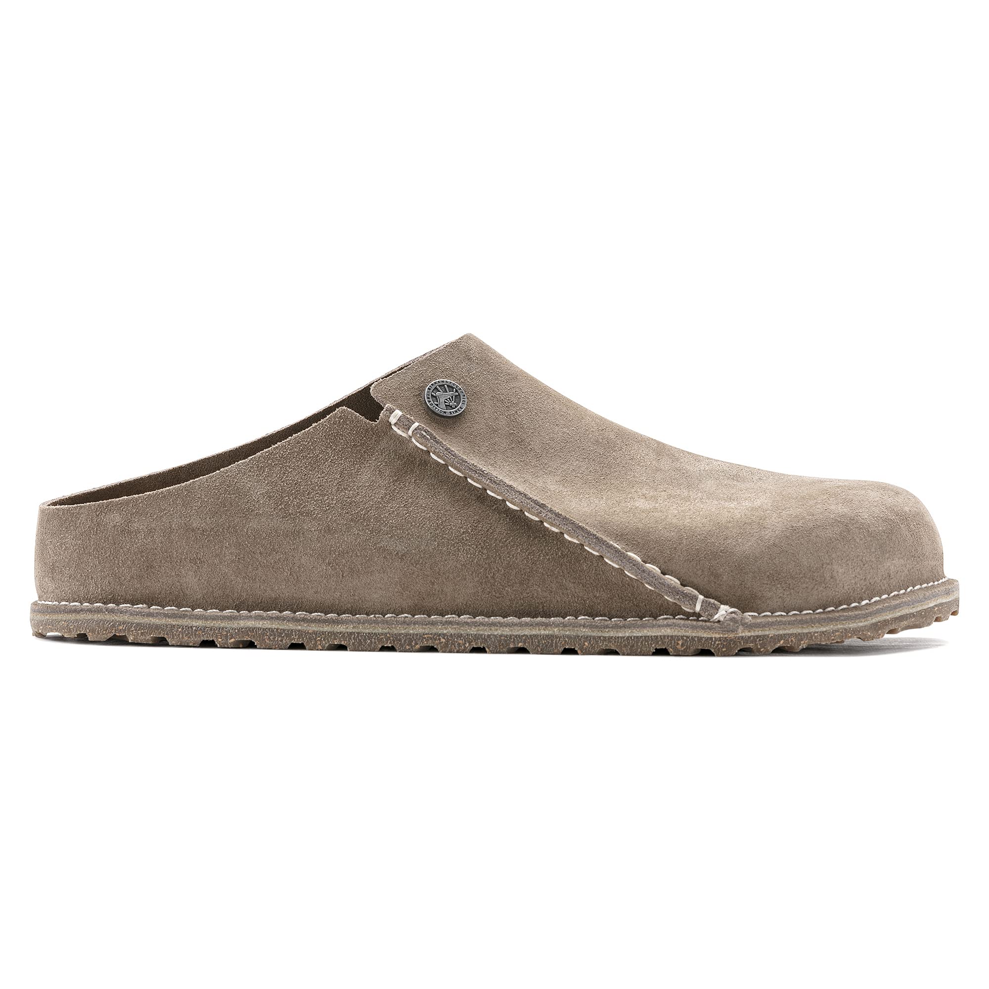 Birkenstock Women's Boston Soft Footbed Clogs - Iron Oil Leather Narrow Fit (EU 36) | Comfortable House Slippers for Home & Office Wear