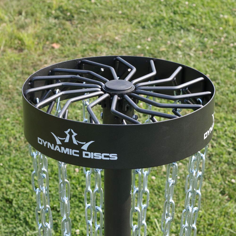 Dynamic Discs Marksman Portable Disc Golf Basket - 15-Chain Lightweight Disc Golf Target with Tension Screws for Stability | Perfect for Backyard Practice, Park Training & Tournament Play | Precision Frisbee Golf Equipment for All Skill Levels