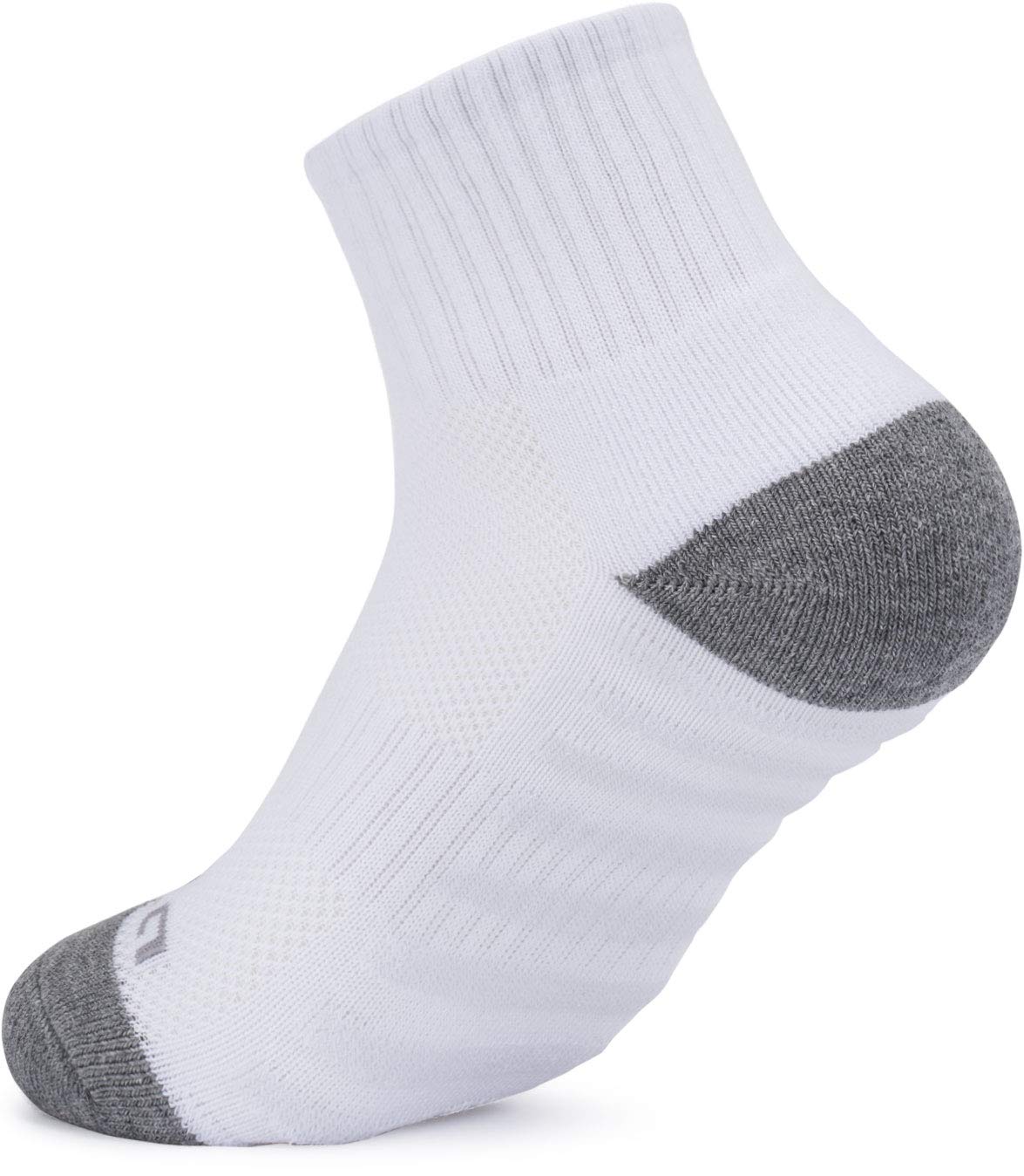 **TSLA 3 or 6 Pairs Men's Athletic Cushioned Comfort No Show/Short Crew Socks - Breathable Mesh Running Socks for Sports, Gym & Daily Wear**
