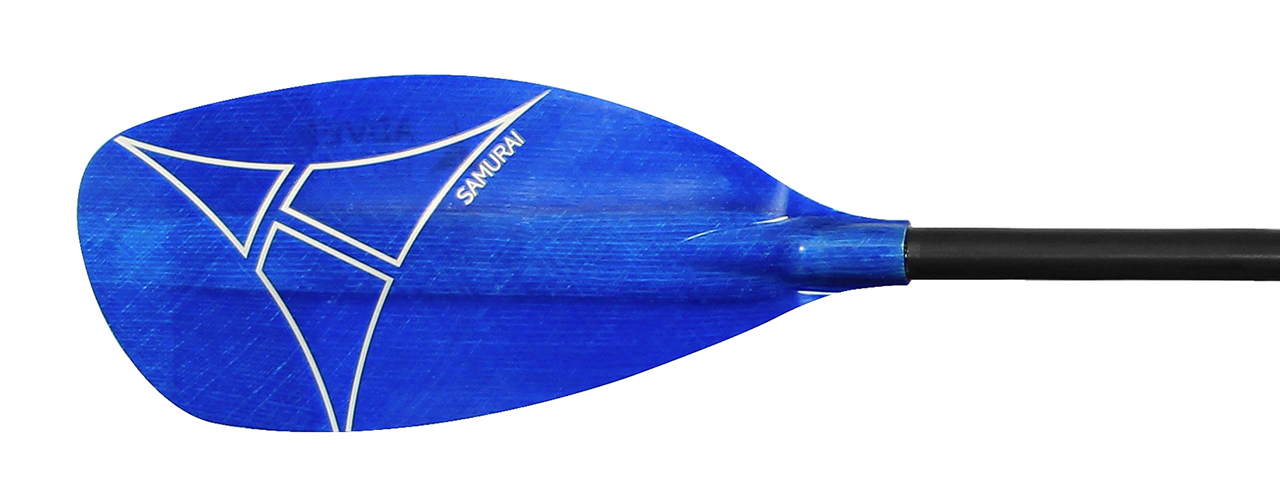 Samurai Glass Straight Whitewater Kayak Paddle - 191cm One Size, Blue | Lightweight & Durable Kayaking Gear for Whitewater Rapids & River Adventures