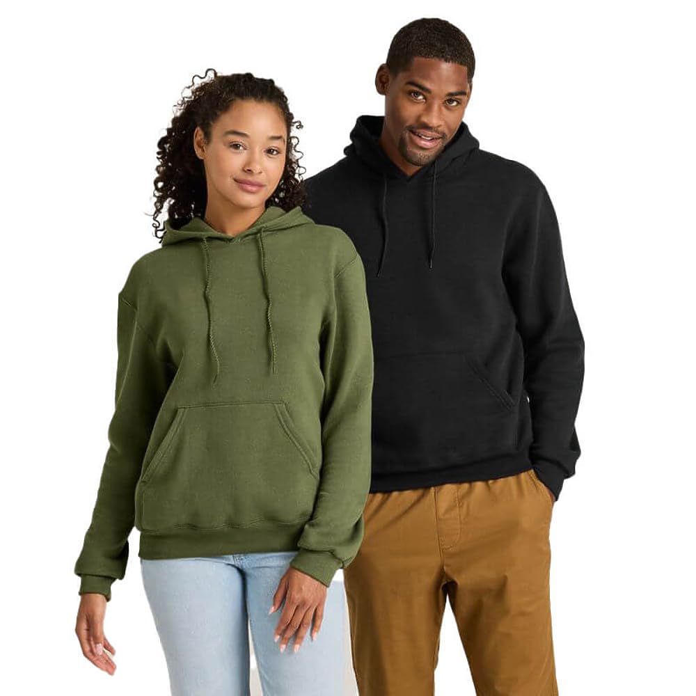 Soffe Fleece Hooded Sweatshirt - Cozy Pullover for Men & Women, Perfect for Outdoor Adventures & Casual Wear