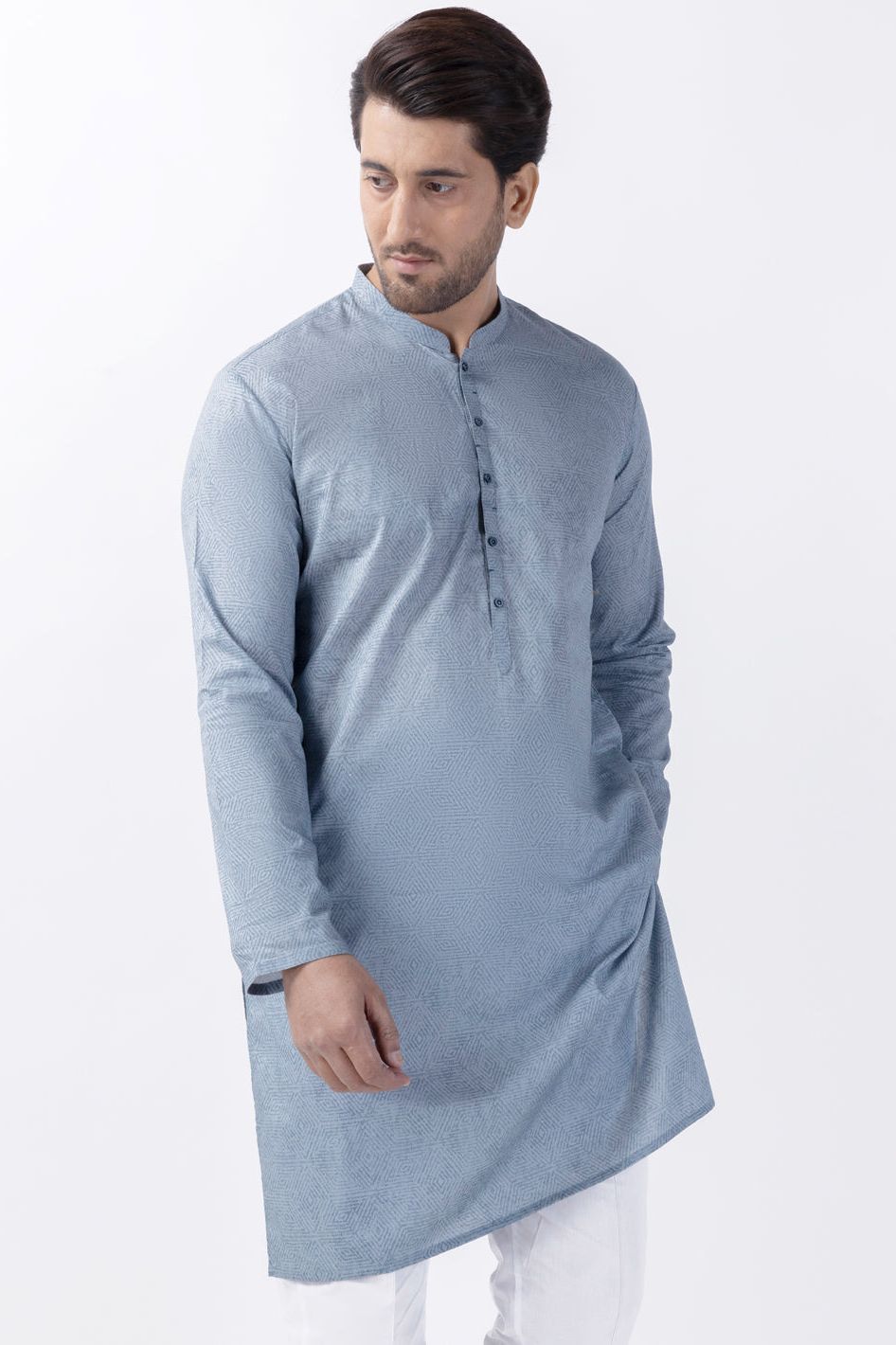 Premium Cotton Blue Kurta for Men & Women | Comfortable & Stylish Traditional Indian Wear | Perfect for Festivals, Weddings & Casual Outings