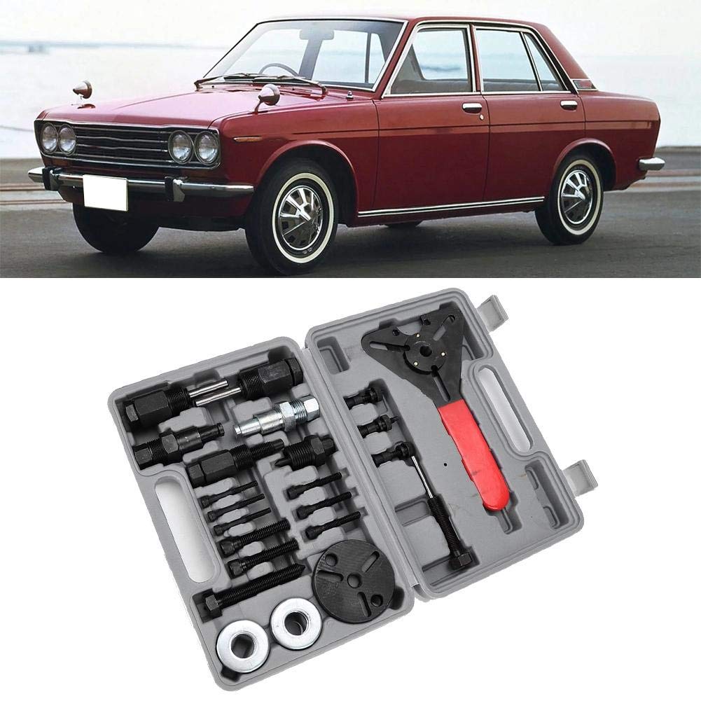 28-Piece Automotive A/C Compressor Clutch Hub Remover & Installer Tool Kit - Professional Puller Set for Car AC Repair - Perfect for Mechanics & DIY Auto Maintenance