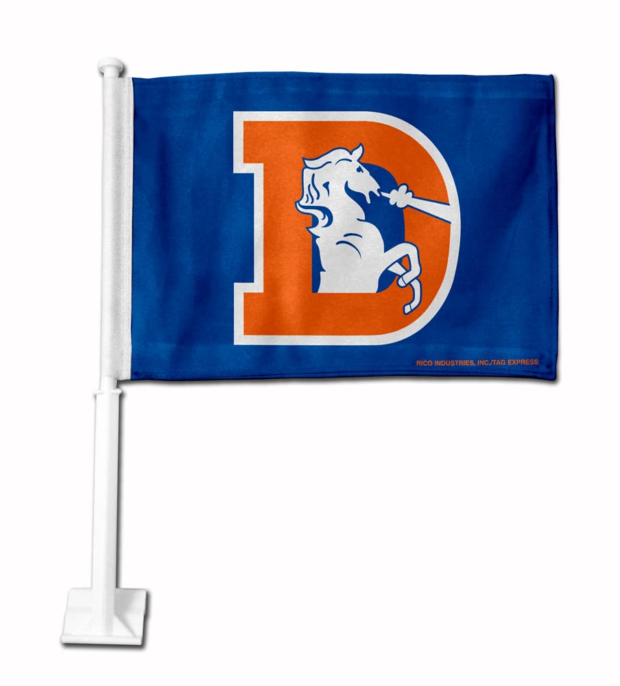 NFL Car Flag - Double Sided Team Logo Car Accessory for Game Day & Tailgating - Rico Industries
