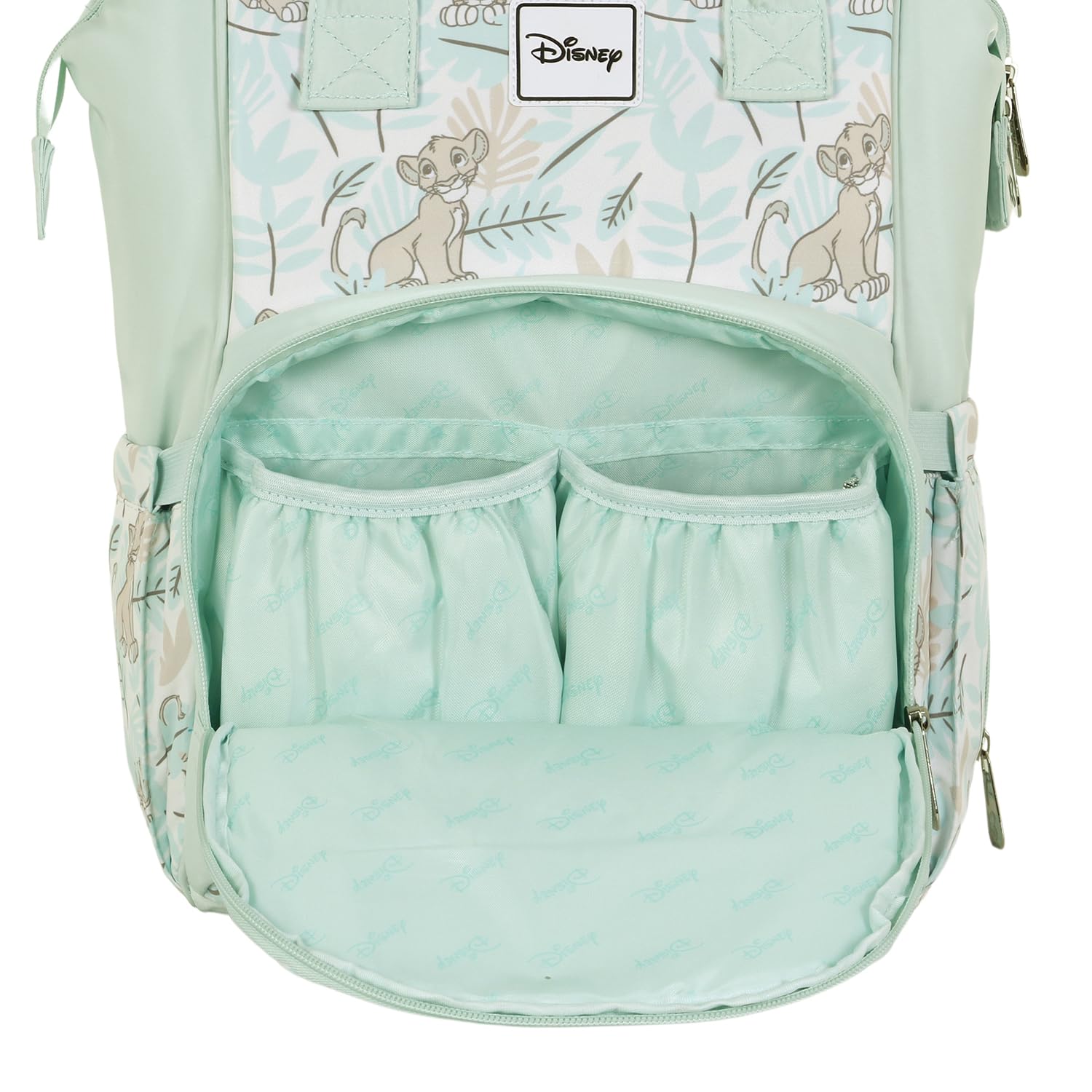 Disney Mommy Maternity Backpack - Large Diaper Bag with Insulated Bottle Pockets, Waterproof Baby Essentials Organizer for Nursing Mothers, Perfect for Hospital, Travel & Everyday Use