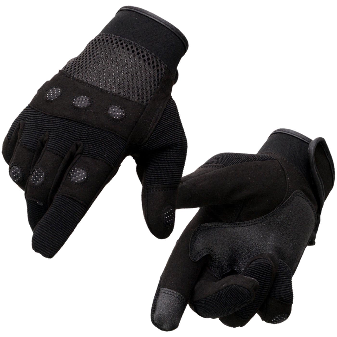 Shaf International Men's Breathable Mesh Gloves - Lightweight Work & Sports Gloves for Cycling, Gym, Construction & Outdoor Activities