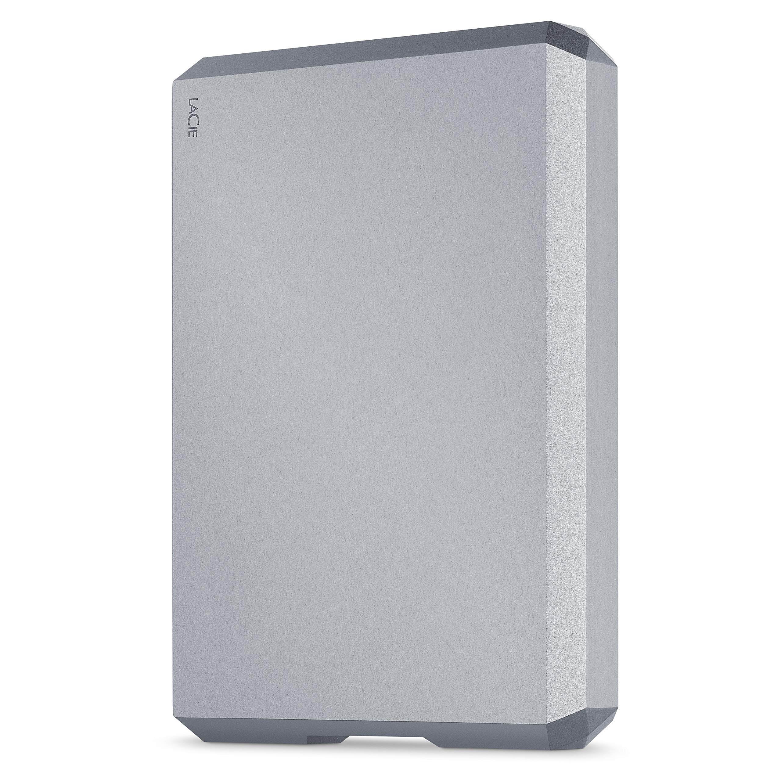 LaCie Mobile Drive 4TB Portable External Hard Drive - USB-C USB 3.0 HDD for Mac & PC, Space Gray | Includes 1 Month Adobe Creative Cloud | Perfect for Backup, Storage & Creative Work (STHG4000402)