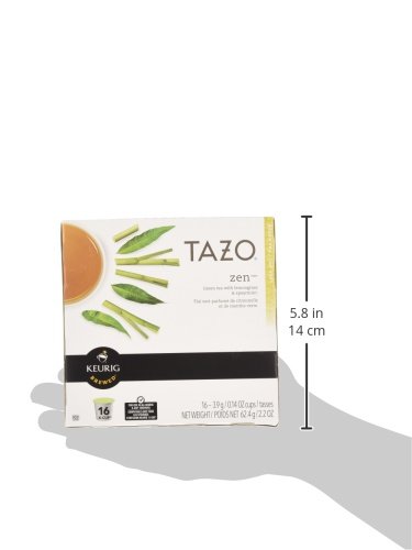 Starbucks Tazo Zen Tea K-Cups (48 Count) - Green Tea Blend with Lemongrass & Spearmint - Perfect for Home, Office & Relaxation