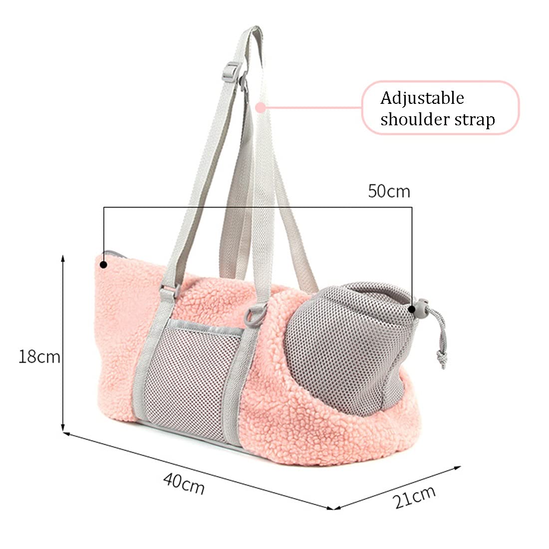 **Foldable Winter Cat Shoulder Bag - Warm & Breathable Small Pet Carrier for Travel, Outdoors, and Daily Use - Perfect for Cats & Small Dogs**