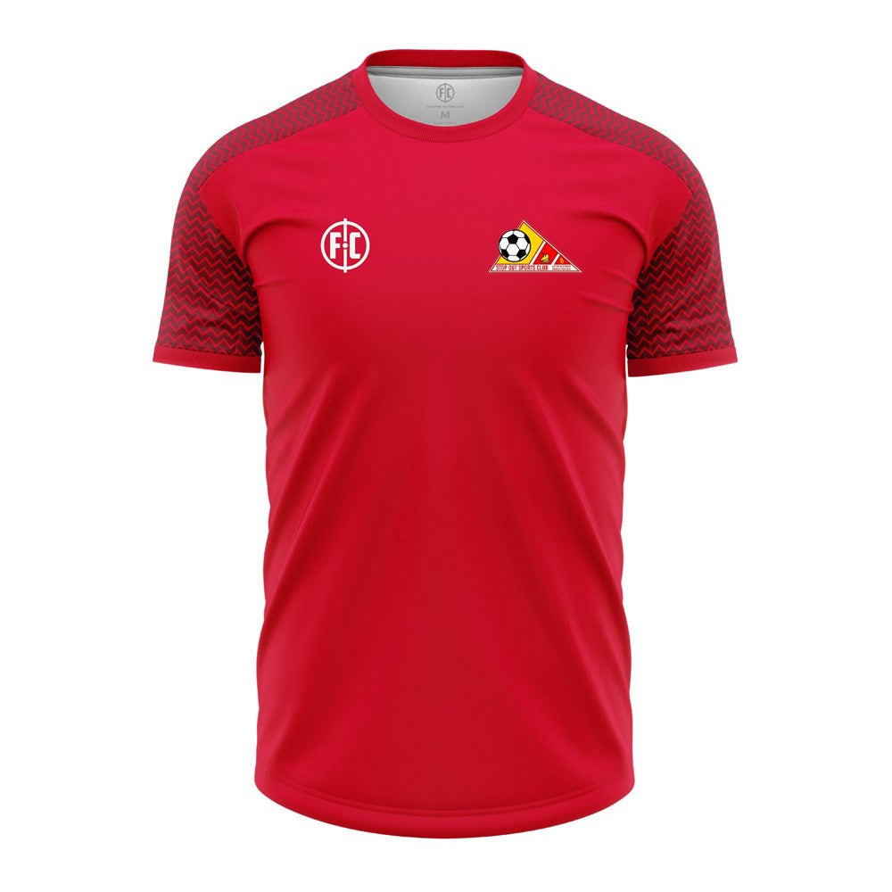 Stop Out Club Pace Tee - Comfortable Red T-Shirt for Men | Casual Wear, Gym, Running & Outdoor Activities