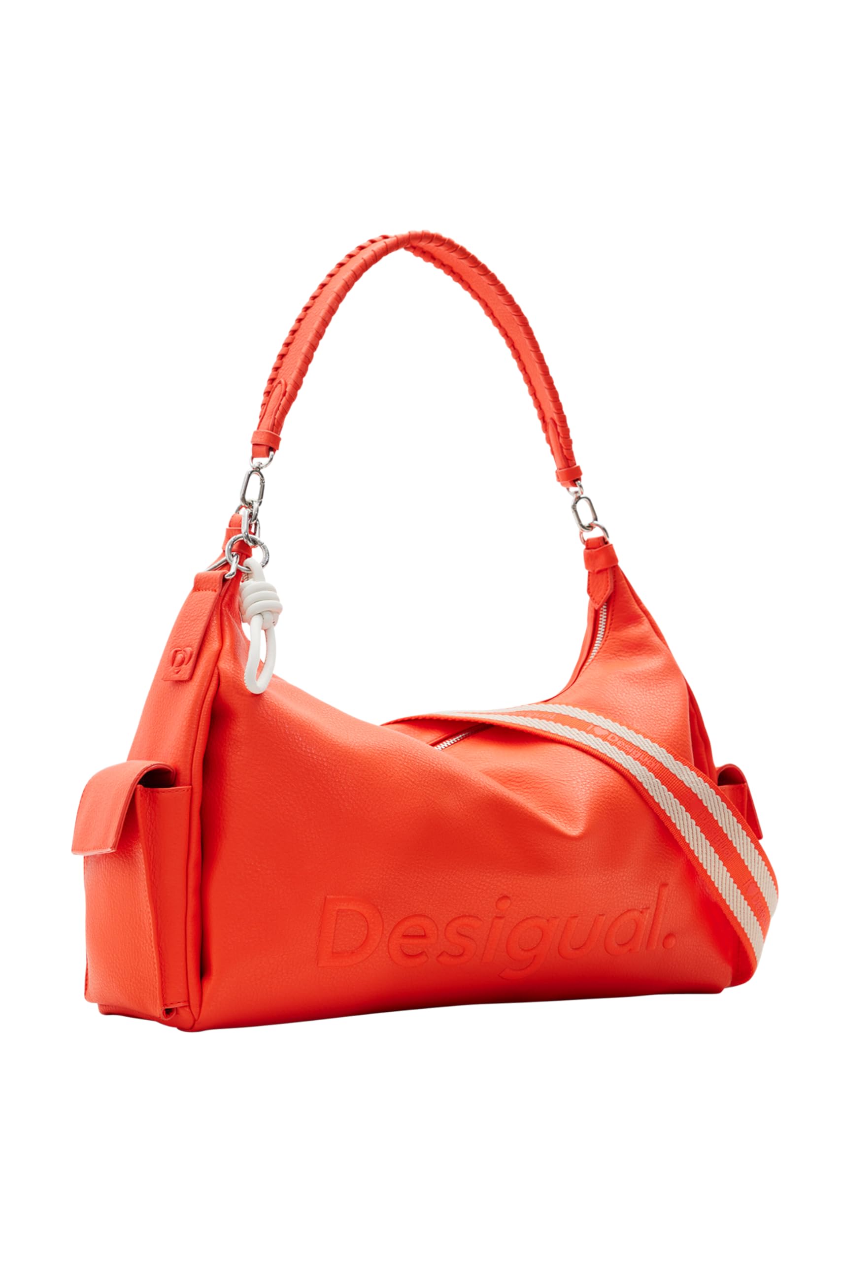 Desigual Women's Pu Leather Shoulder Bag - Stylish Crossbody Purse for Everyday Use, Work & Travel