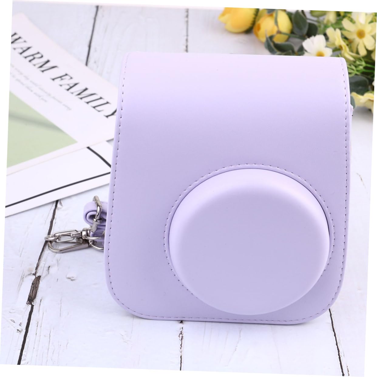 Gatuida Crossbody Camera Bag Set of 2 - Cute Mini 9 Instant Camera Case with PU Protective Cover, Shoulder Bag for Travel & Daily Use
