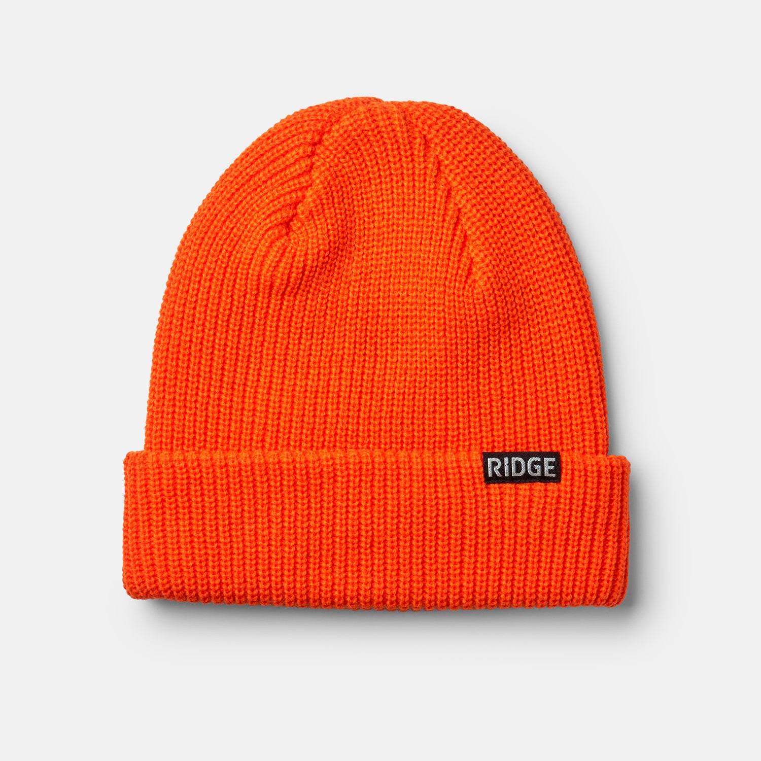 Ridge Classic Cuffed Beanie - Basecamp Orange | Warm Winter Hat for Men & Women | Perfect for Skiing, Hiking, and Outdoor Adventures
