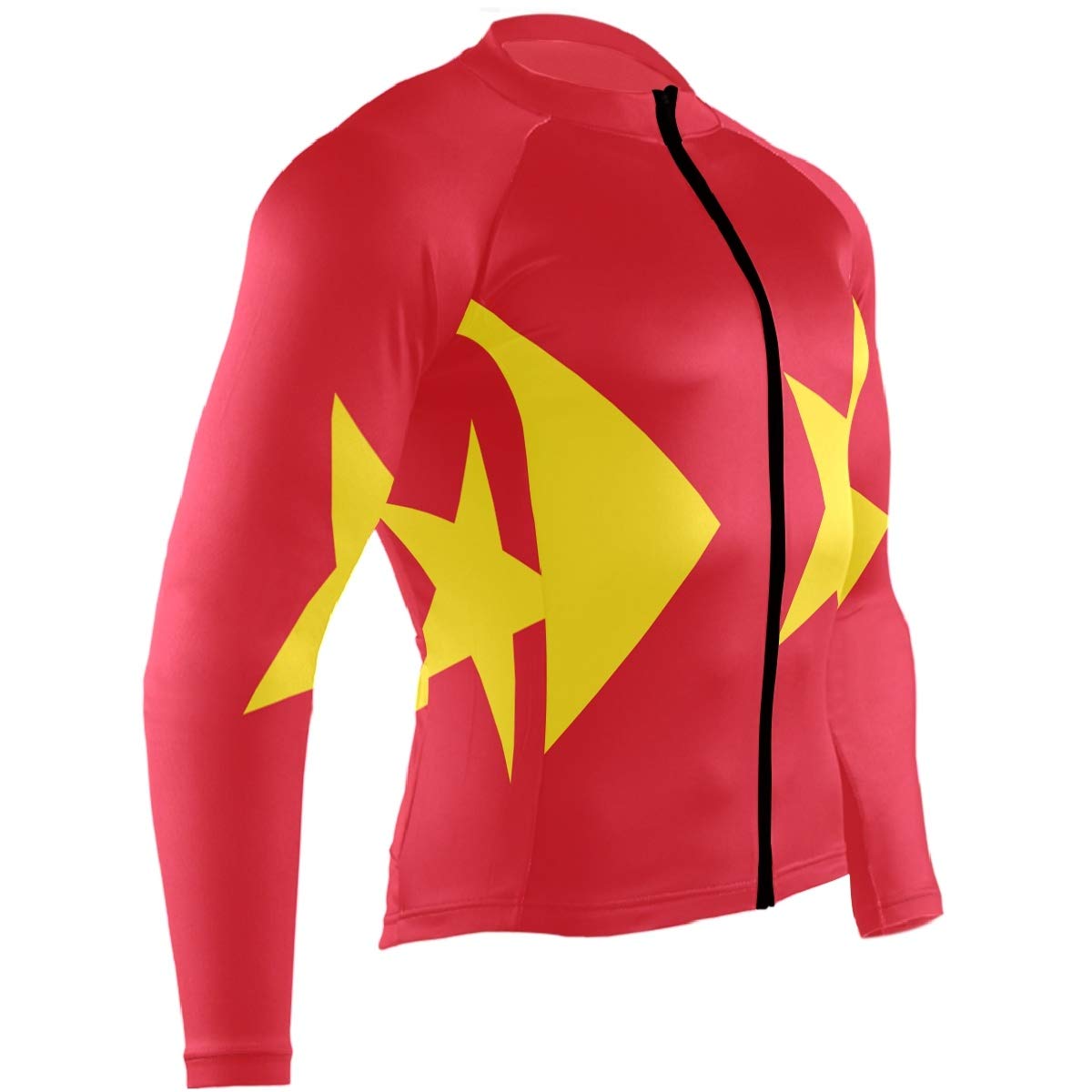 Men's Long Sleeve Cycling Jersey - Breathable Mountain & Road Bike Shirt for MTB, Biking, Racing & Outdoor Sports