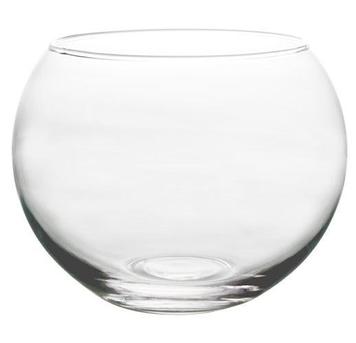 BarConic® 48 oz Tropical Fish Bowl Glass - Premium Large Glass Fish Bowl for Home Decor, Office, and Party Centerpieces - Perfect for Betta Fish, Aquatic Plants, and Unique Drink Serving
