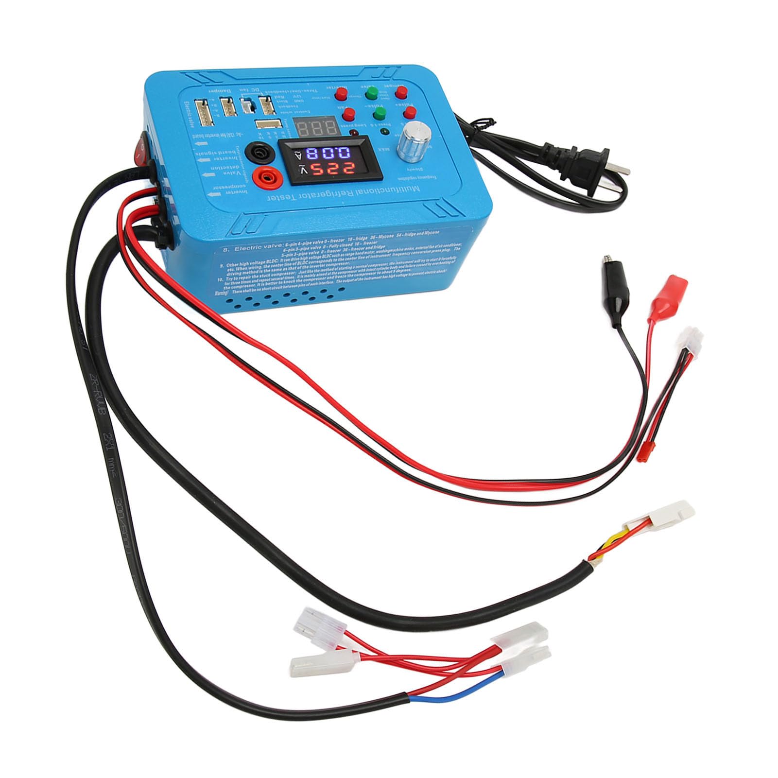 Refrigerator Inverter Variable Frequency Board Tester - Solenoid Valve Repair Tool with Buzzer Alarm, Clear LCD Display & US Plug 110V | Professional Appliance Diagnostic Equipment for HVAC Technicians & Home Repair