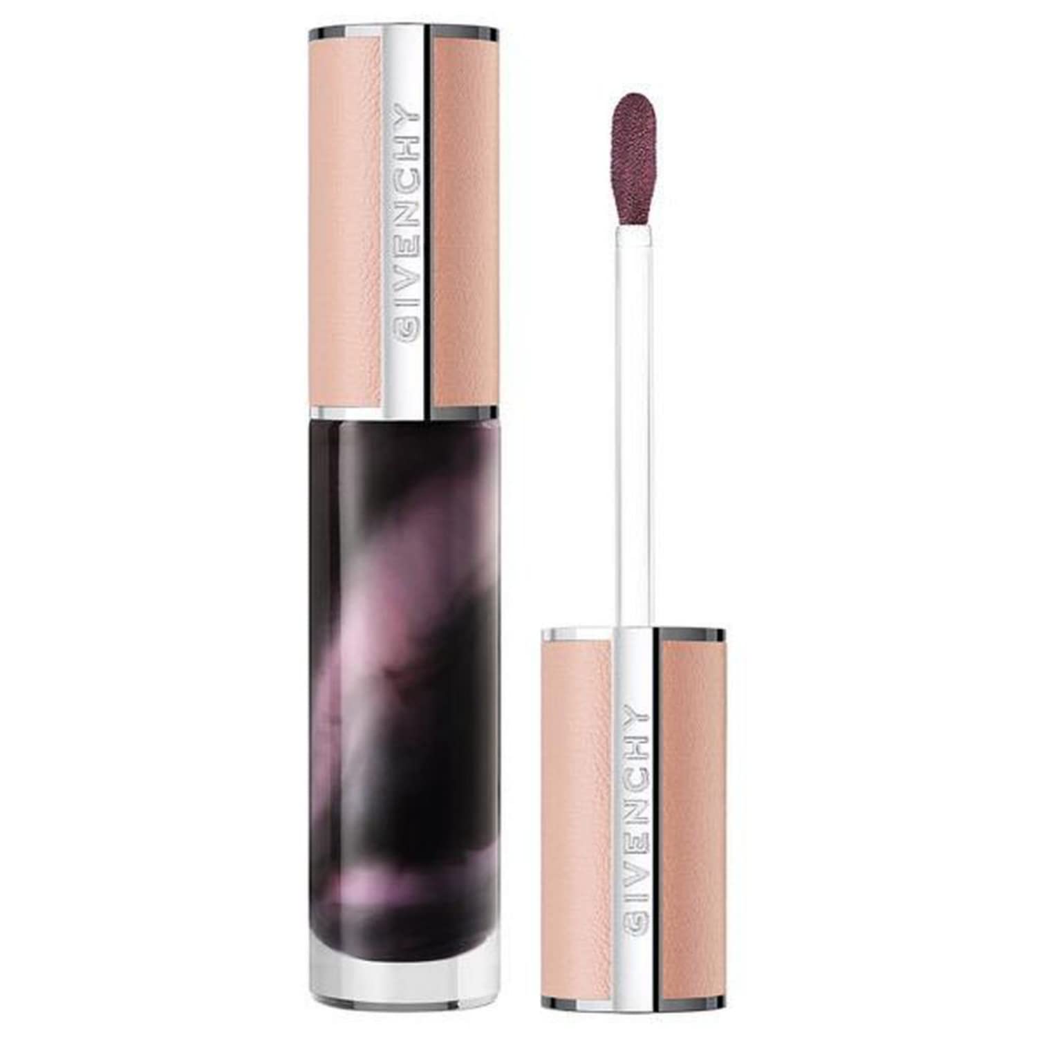 Givenchy Rose Perfecto Tinted Liquid Lip Balm - 011 Black Pink - Hydrating & Long-Lasting Lip Color for Women (0.2 oz) | Perfect for Everyday Wear, Date Night & Special Occasions