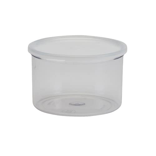 Cambro CCP15 1.5 Quart Clear Salad Crock with Lid - Perfect for Food Storage, Meal Prep & Catering Events
