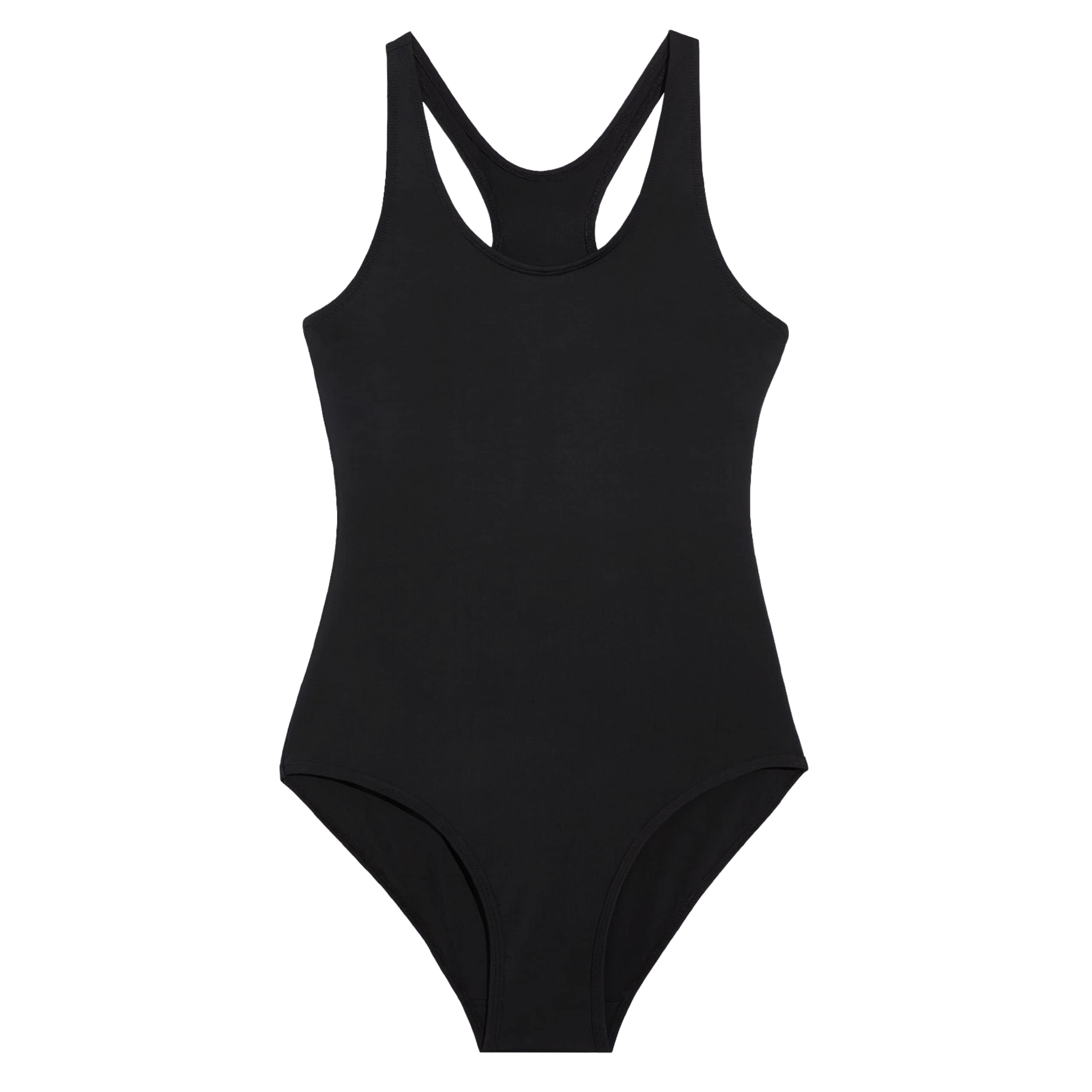 KNIX KT Teen Period Swim Sport One-Piece - Leakproof Swimwear for Teens - Black - Perfect for Swimming, Surfing & Water Sports During Menstruation