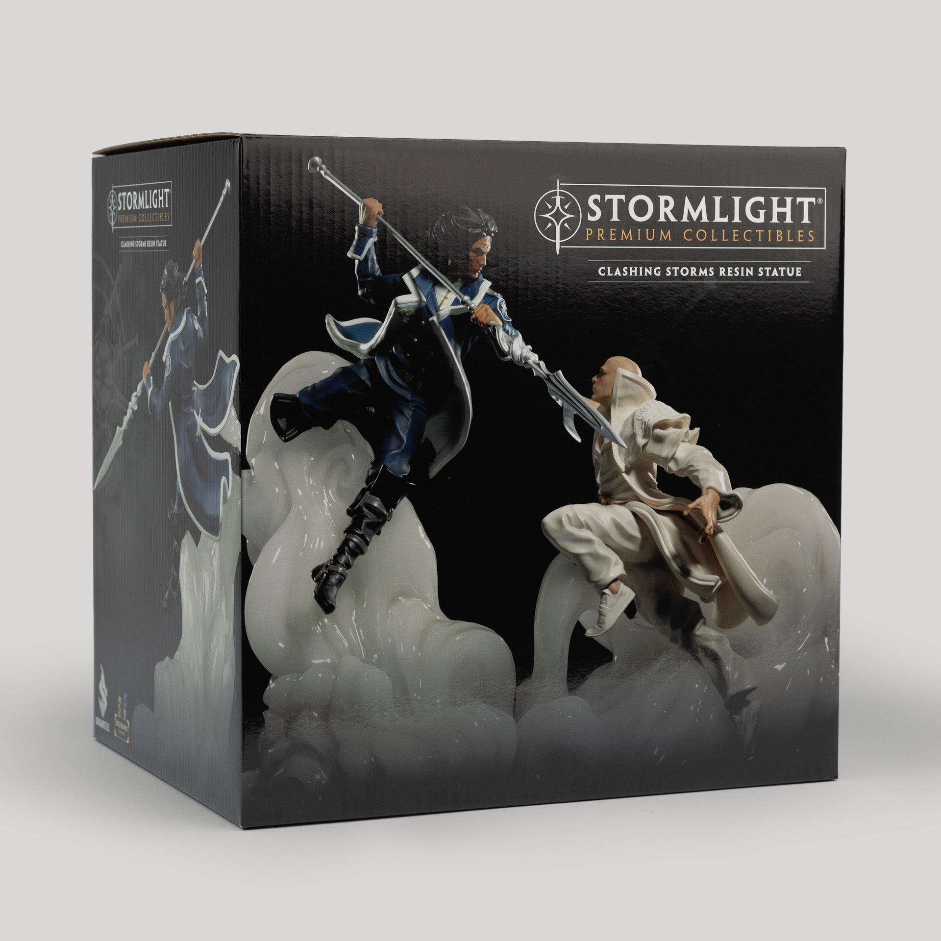 The Clashing Storms Statue - Epic Fantasy Battle Sculpture for Home Decor, Gaming Room & D&D Collection | Perfect Gift for Fantasy Lovers