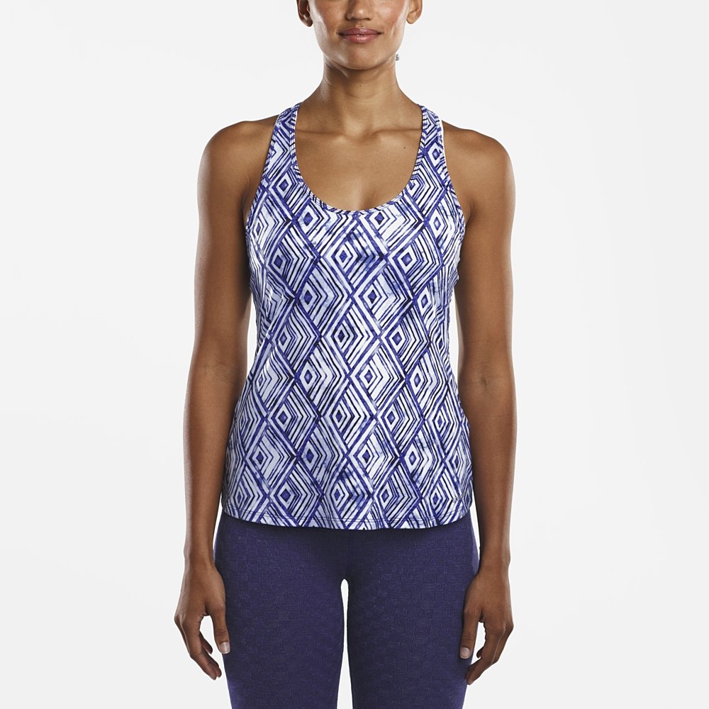 Saucony Women's Racer Back Tank Top - Lightweight Running Shirt for Workouts & Gym - Breathable Athletic Performance Tank for Jogging, Yoga & Fitness