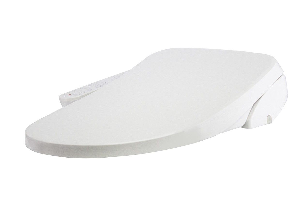 Alpha Bidet Alpha GX Wave Bidet Seat - Heated Toilet Seat with Warm Water Wash, Air Dry & Remote Control - Perfect for Bathroom Comfort & Hygiene Upgrade