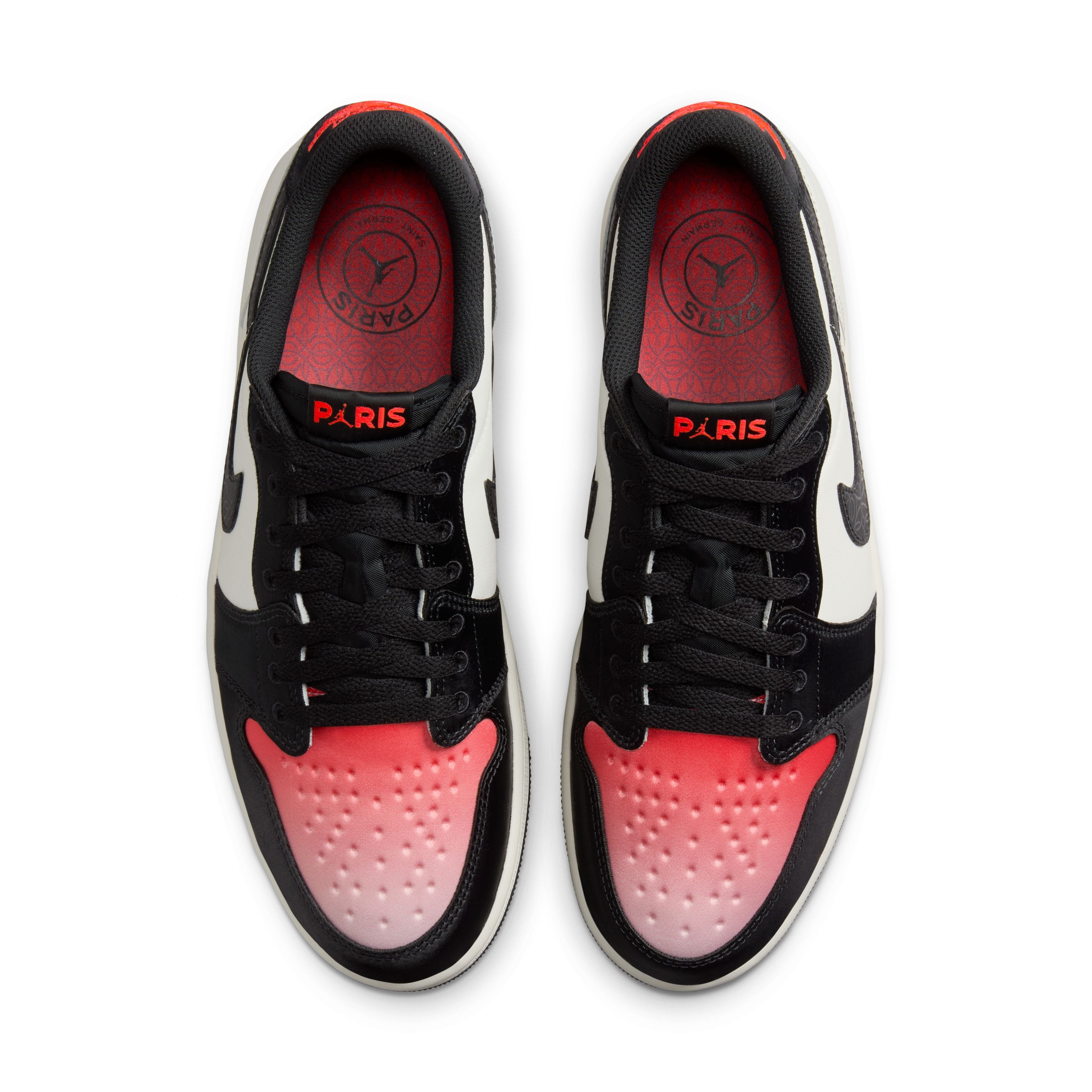 Nike Air Jordan 1 Low Retro OG 'Sail Pink Oxford' - PSG Paris Saint-Germain Collaboration Sneakers for Men & Women | Basketball Shoes, Streetwear Fashion, Casual Wear