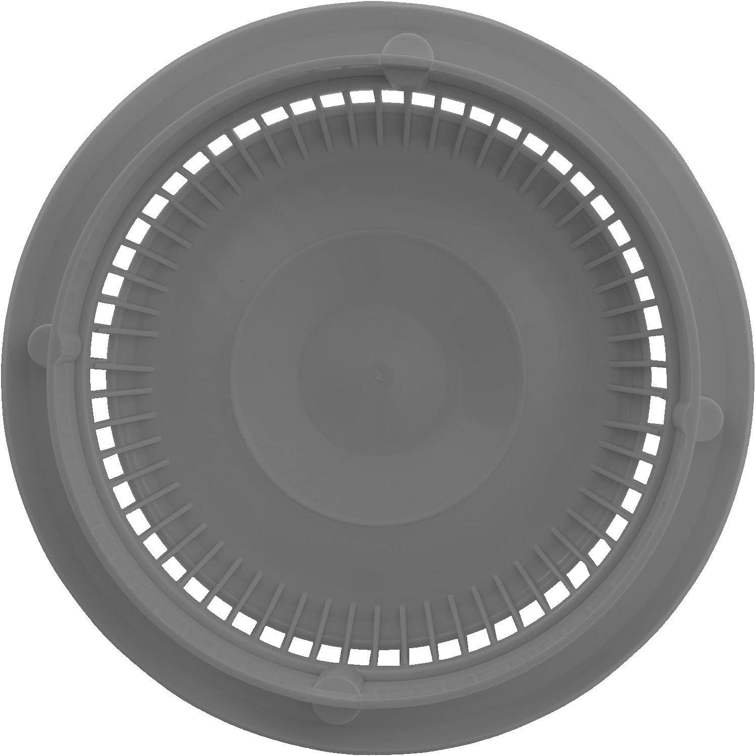 Afras Anti Vortex ABS Drain Cover 7.375 Inch - Heavy Duty Bathroom & Shower Drain Grate for Home & Commercial Use