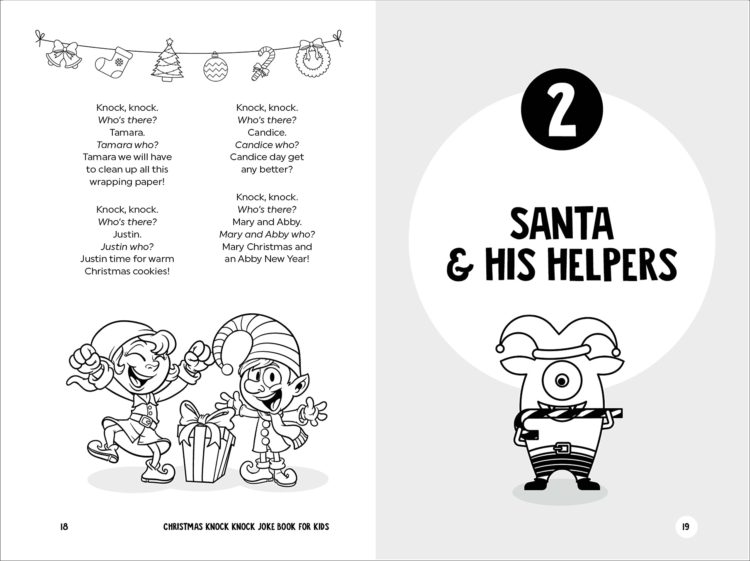 Christmas Knock Knock Joke Book for Kids Ages 6-12 | Fun Holiday Gift & Stocking Stuffer | Christmas Joke Books Series | Perfect for Family Gatherings & Travel Entertainment