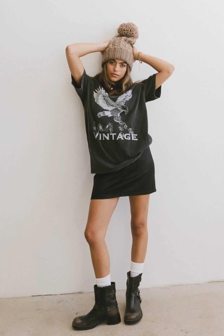 Vintage Graphic Tee - Mid Flight Design | Retro Style Cotton T-Shirt for Men & Women | Perfect for Casual Wear, Street Style & Travel Outfits