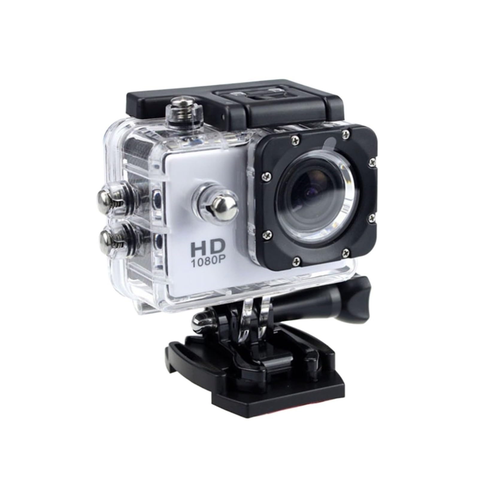 Mini HD 1080P Waterproof Action Camera - 2.0 Inch LCD, 32GB Memory, Sports Camcorder for Outdoor Adventures, Helmet & Bicycle Mounting - Perfect for Skiing, Cycling, and Extreme Sports Videos (Camera Only)