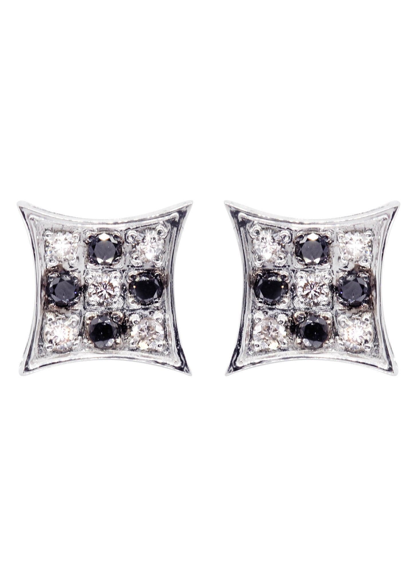 0.2 Carat Diamond Stud Earrings for Men in 14K White Gold - Perfect for Gifts, Weddings & Special Occasions