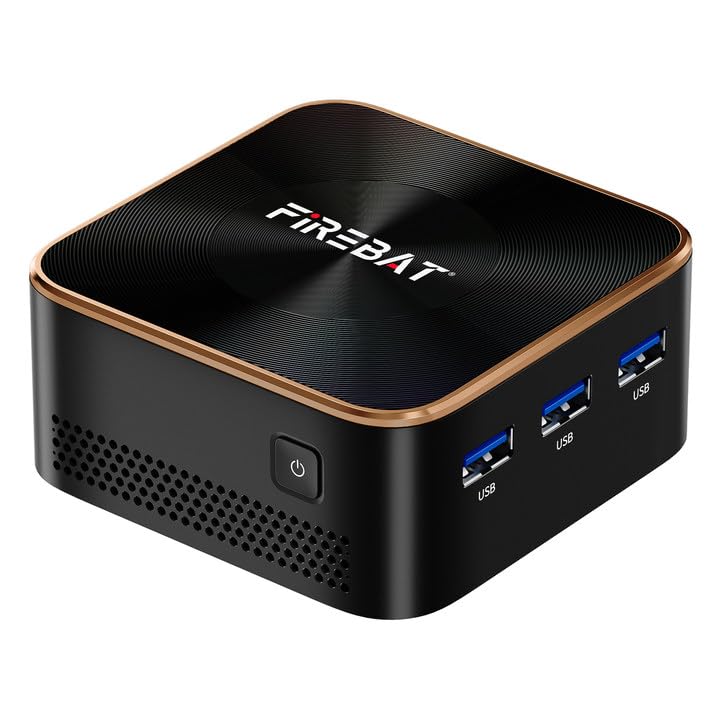 Intel N100 Mini PC - 16GB LPDDR5 RAM, 1TB M.2 SSD, 4K Triple Display | Compact Gaming & Business Desktop Computer for Office, School, Home Theater & Server Use