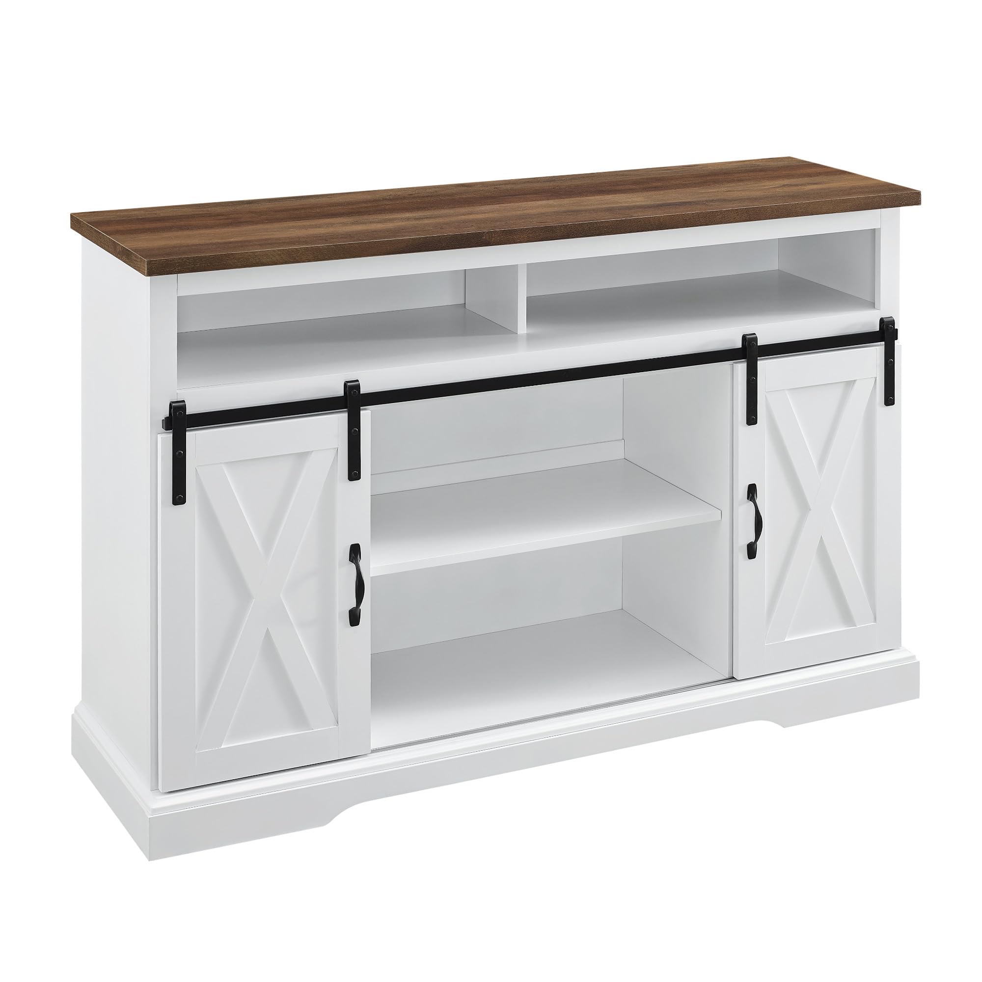 Walker Edison Clayton Farmhouse TV Stand for TVs up to 58