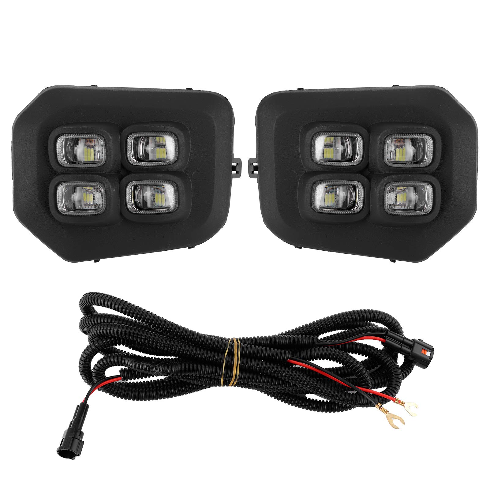 High-Performance LED Daytime Running Lights (DRL) - Pair of Yellow & White DRL Lamps for 2016-2020 Toyota Tacoma - Enhanced Visibility & Safety for Daytime Driving & Off-Road Adventures