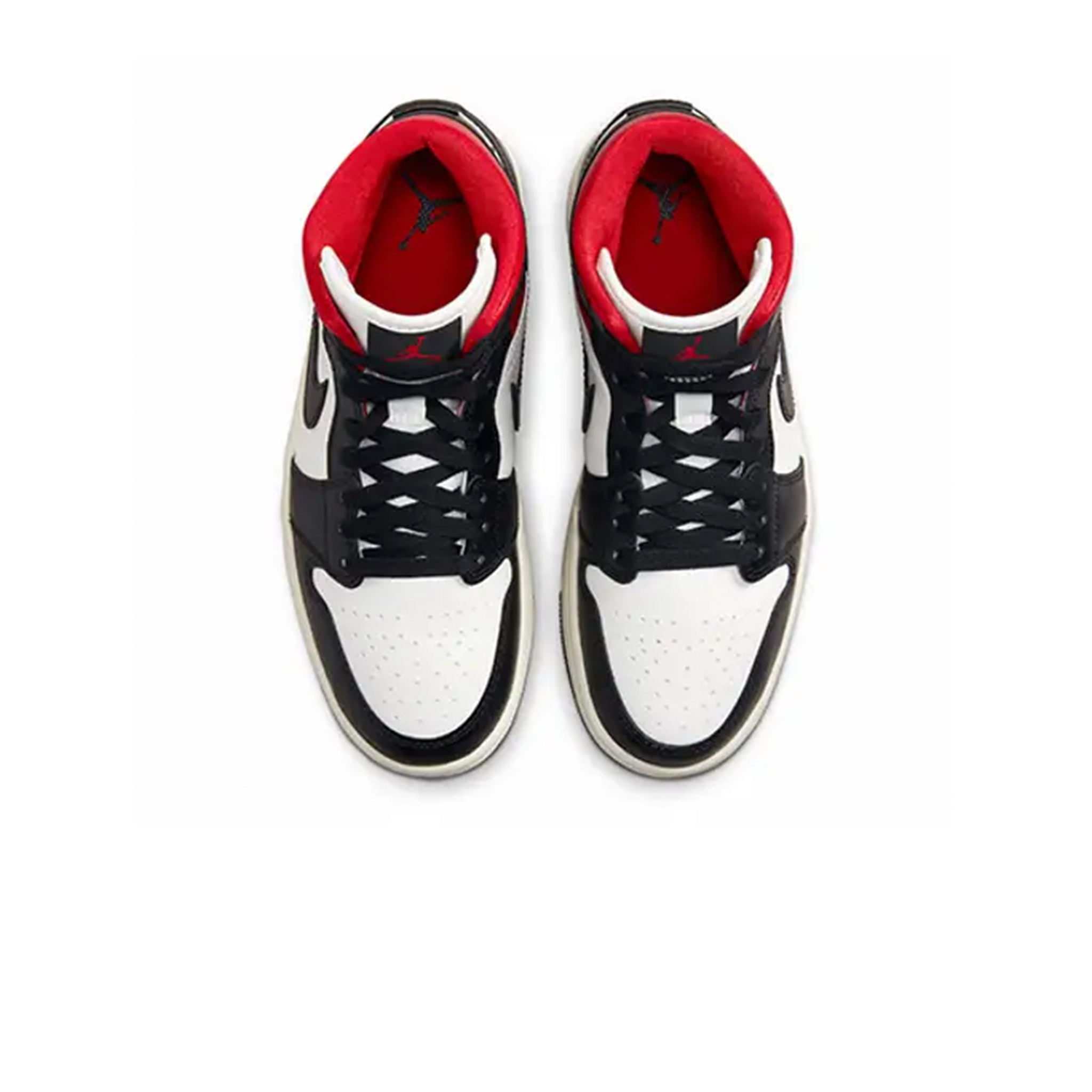 Air Jordan 1 Mid Gym Red Panda Women's Basketball Shoes - Stylish Sneakers for Casual Wear, Gym & Street Fashion