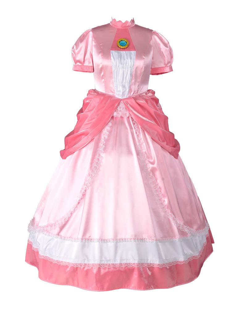 Miccostumes Women's Princess Costume - Deluxe Cosplay Dress Set with Crown, Petticoat, Earrings & Gloves | Halloween, Cosplay, Themed Parties & Renaissance Fairs