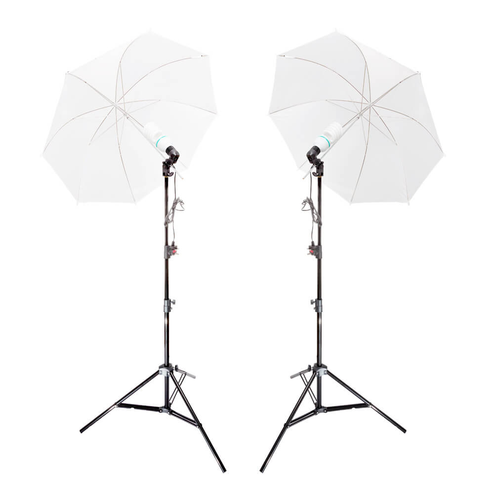 UNILiTE E27 LED Continuous Lighting Twin Kit - Professional Studio Lighting for Photography, Videography & YouTube Videos