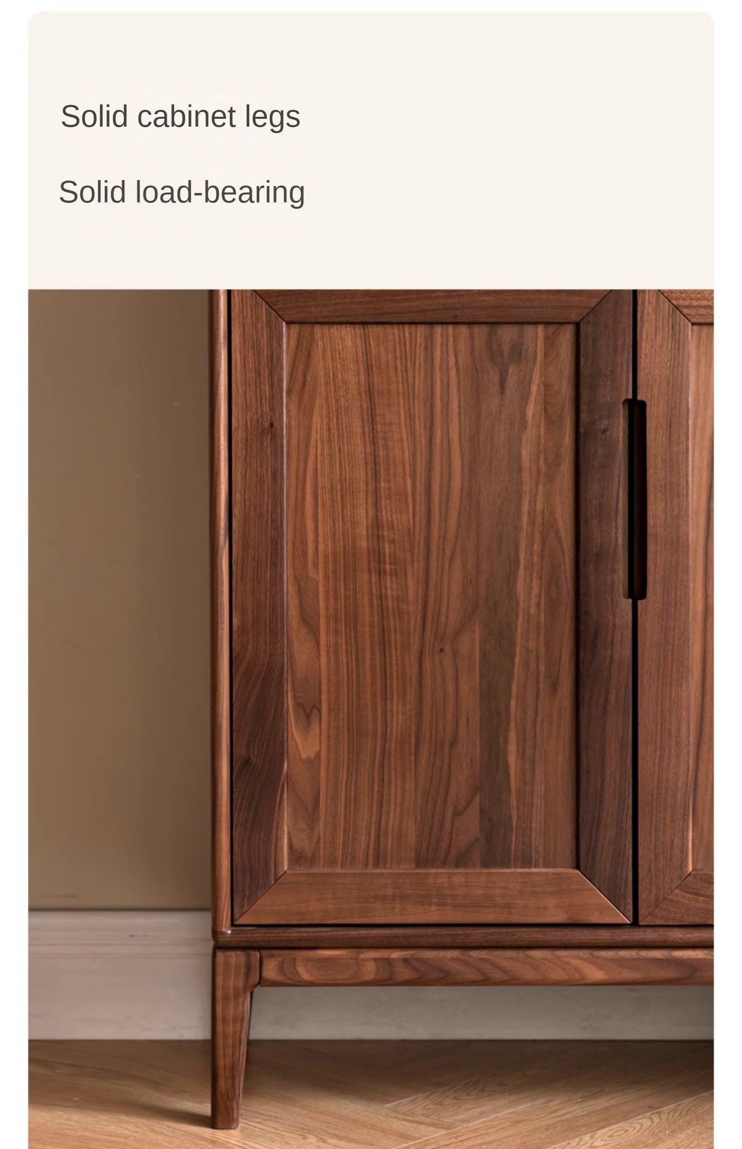 Premium Black Walnut & Ash Solid Wood Bookcase with Dust-Proof Glass Doors - Stylish Home Office & Living Room Storage Solution