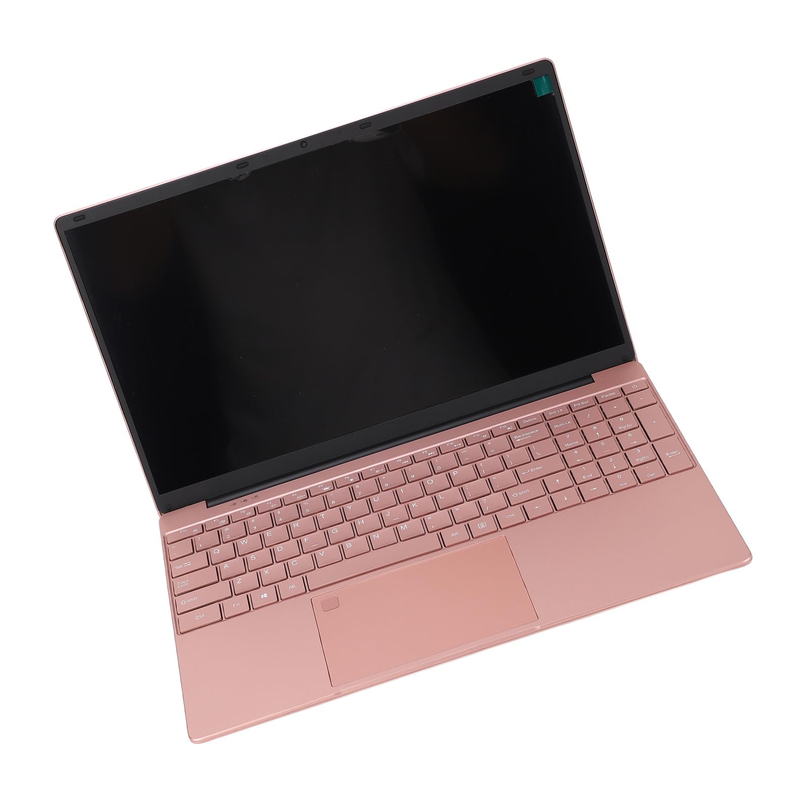 Pink Laptop with 2K HD IPS Display - 12GB RAM 128GB Storage, Portable Travel Laptop with UK Plug (100-240V) - Perfect for Business Trips, Remote Work & College Students