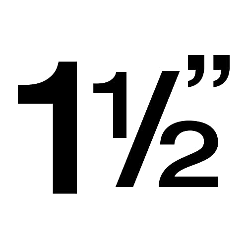 1 1/2 Inch Width