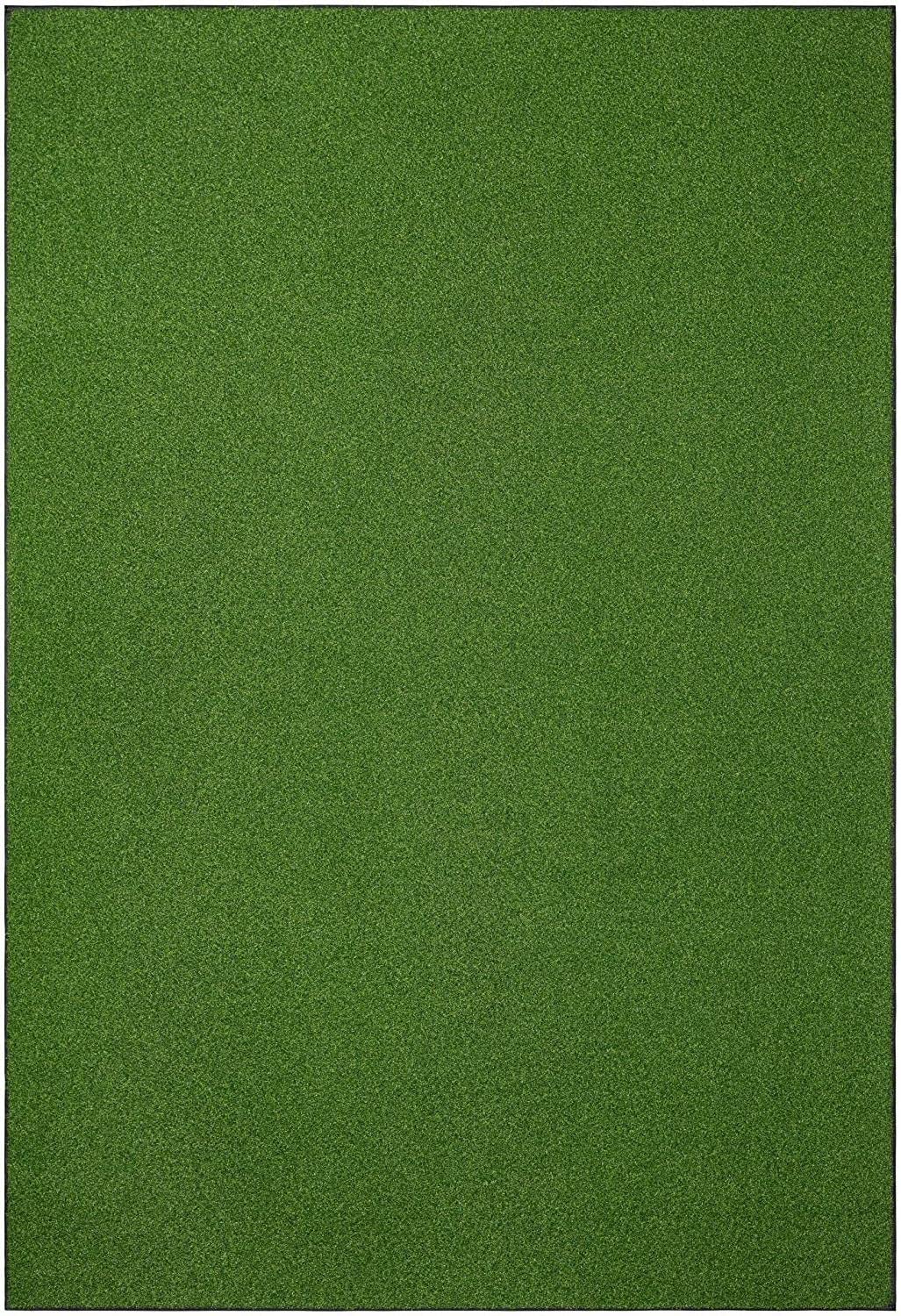 Premium Green Artificial Grass Rug - 4' x 6' Realistic Polypropylene Turf Mat for Indoor & Outdoor Use | Perfect for Patio, Balcony, Playroom, and Home Decor
