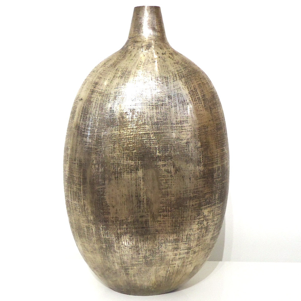 Antique Silver Vase - Handcrafted Vintage Flower Vase for Home Decor, Wedding Centerpiece & Luxury Gift Idea
