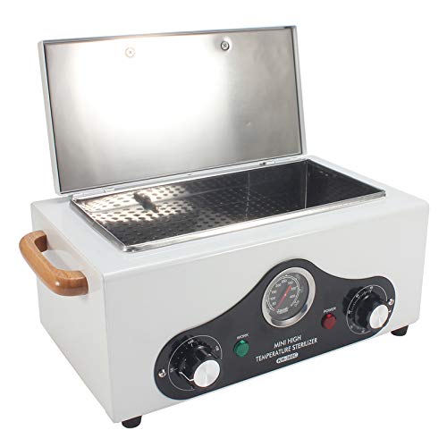 1.5L Mini High Temperature Portable Sterilizer 500W Autoclave for Nail Tools - Professional Manicure Equipment for Salon & Home Use - Perfect for Sanitizing Nail Clippers, Files & Beauty Accessories