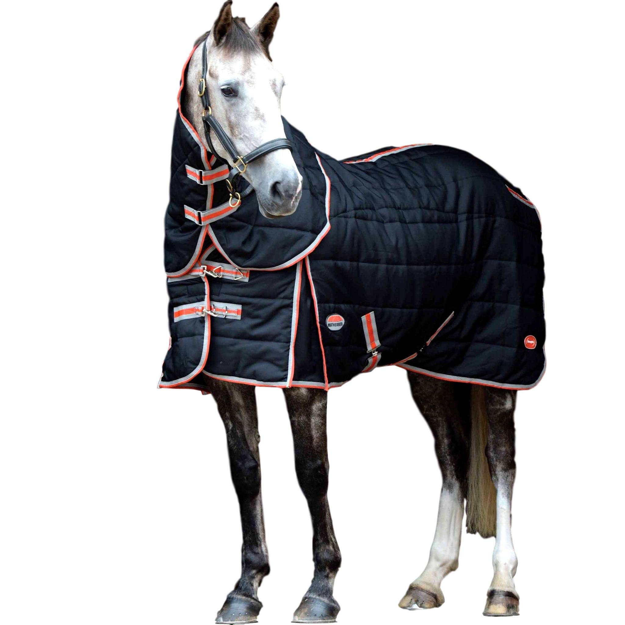 Weatherbeeta ComFiTec Therapy-Tec Channel Quilt Horse Blanket - Detachable Neck Cover for Comfort & Warmth - Ideal for Cold Weather Riding & Stable Use