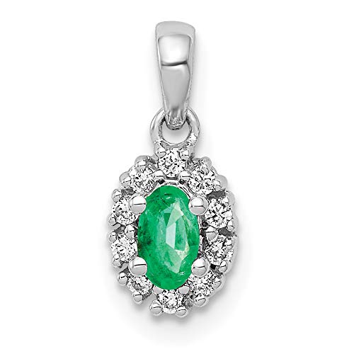 White / Emerald / 0.1 ct