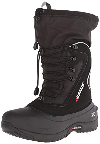 Baffin Flare Women's Winter Boots - Calf Height Snow Boots for Women in Grey/Sangria, Black, Charcoal/Teal | Waterproof & Insulated for Snowy Conditions | Perfect for Hiking, Snowshoeing & Cold Weather Activities